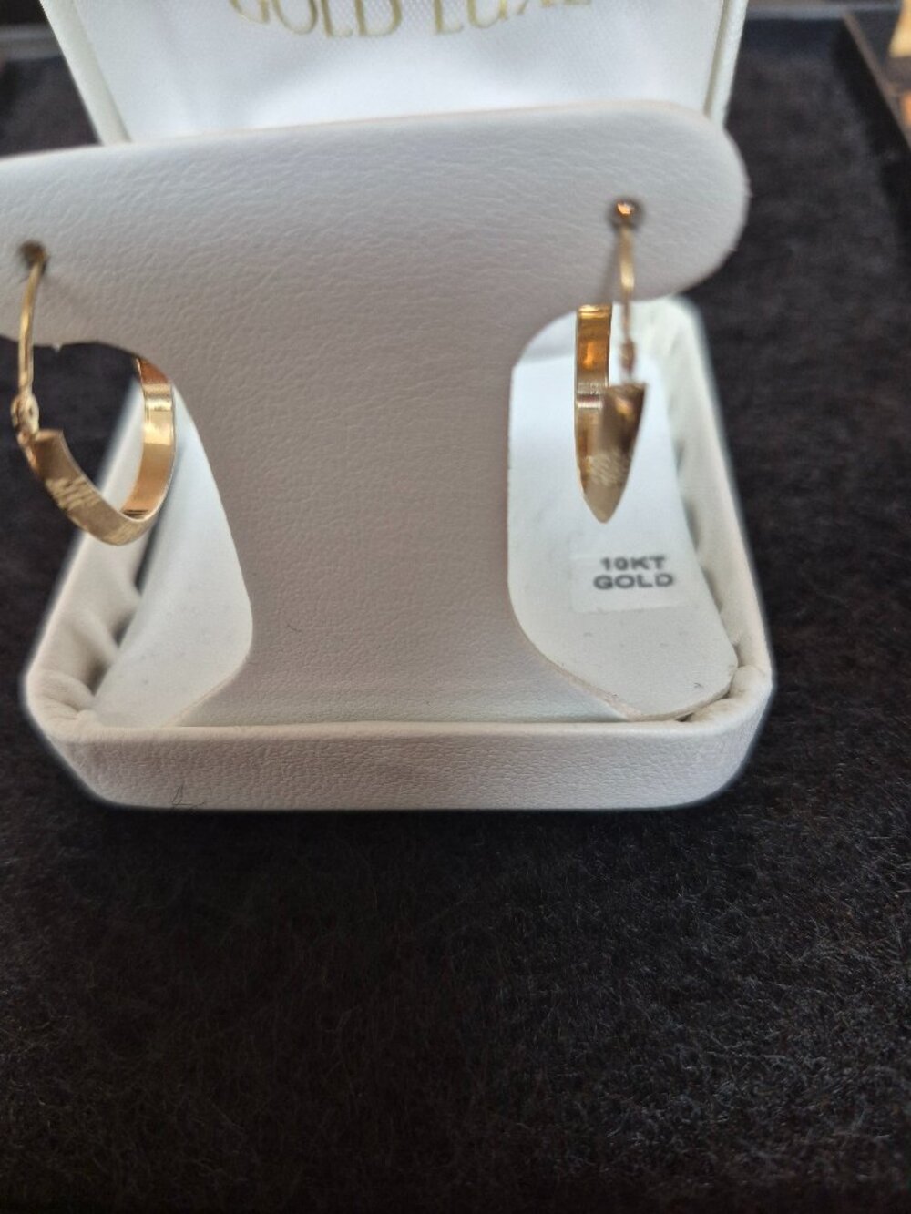 Loop in 10karatgold earrings